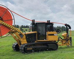Vermeer Bron kabelplog traktor för kabelinstallation och rörinstallation