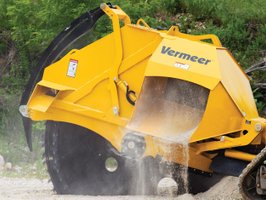 Vermeer fräshjul och asfaltfräs för microtrenching för att gräva schakter för kabelinstallation och rörinstalltion